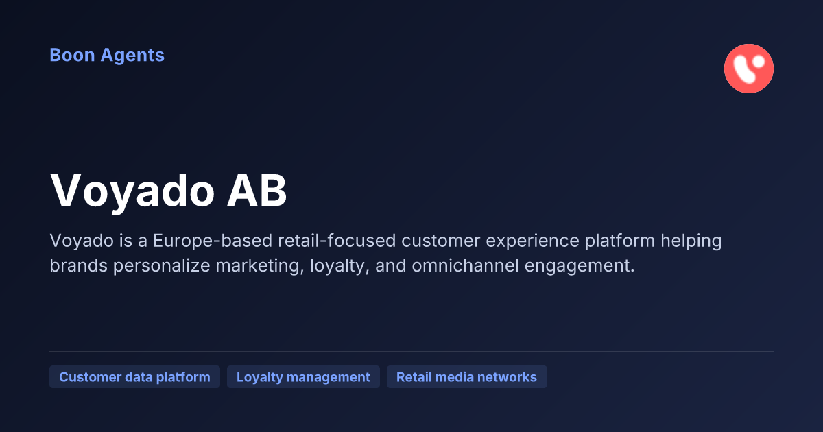 Voyado AB — company overview