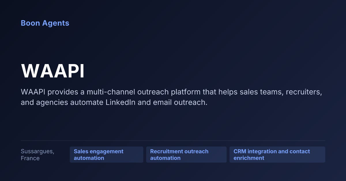 WAAPI — company overview