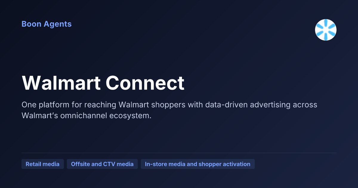 Walmart Connect — company overview