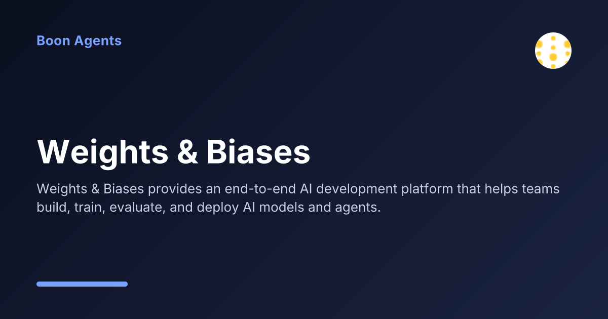 Weights & Biases — company overview