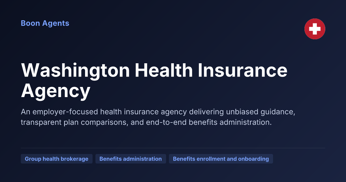 Washington Health Insurance Agency — company overview