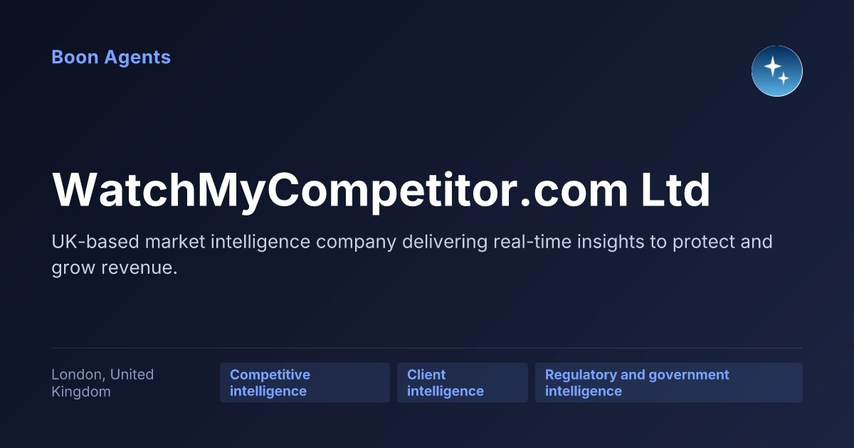 WatchMyCompetitor.com Ltd — company overview