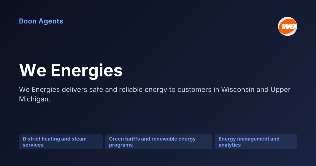 We Energies — company overview