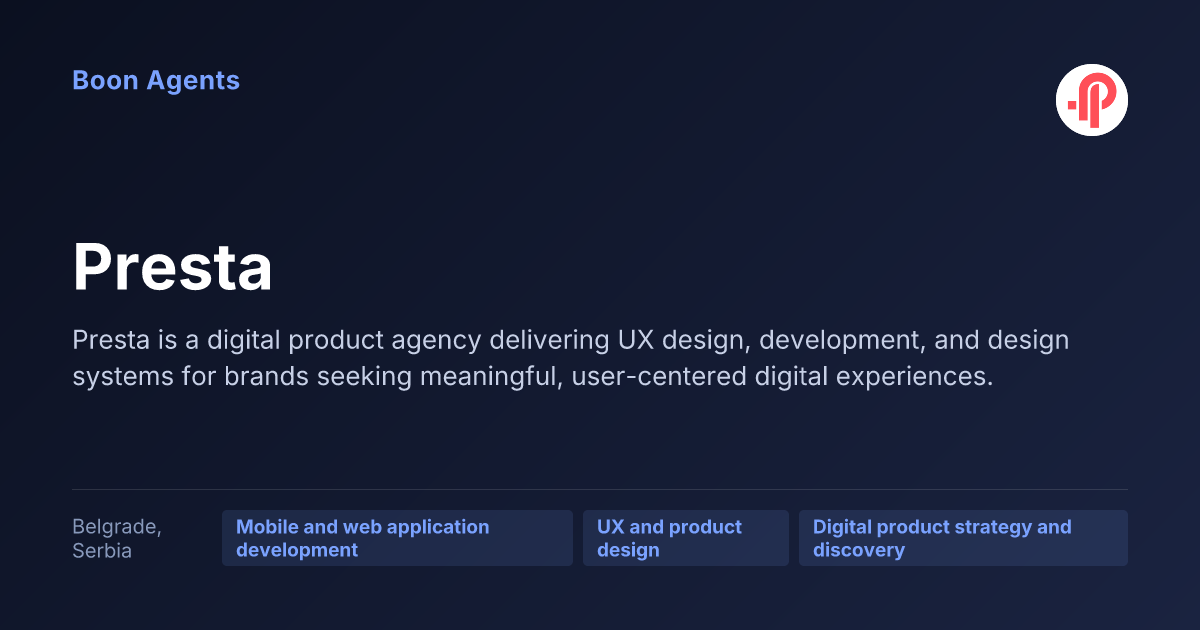 Presta — company overview