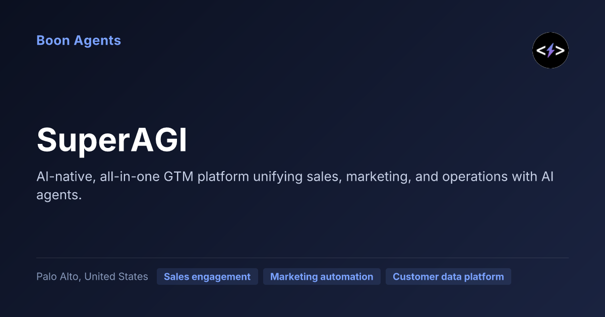 SuperAGI — company overview