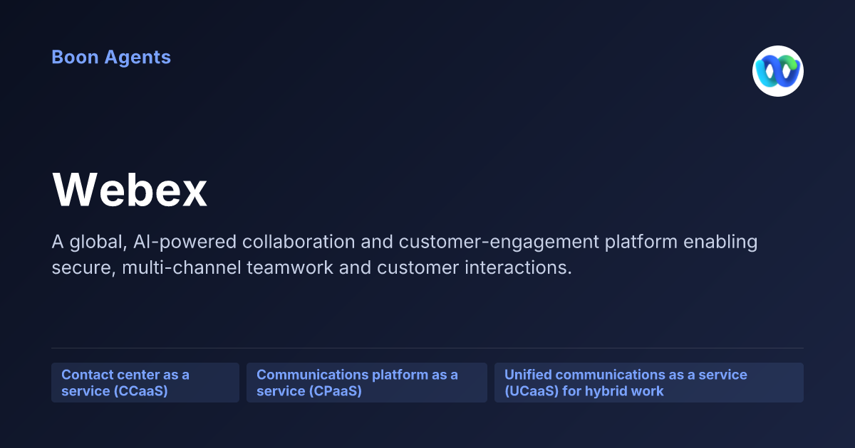 Webex — company overview