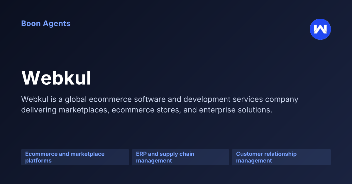 Webkul — company overview