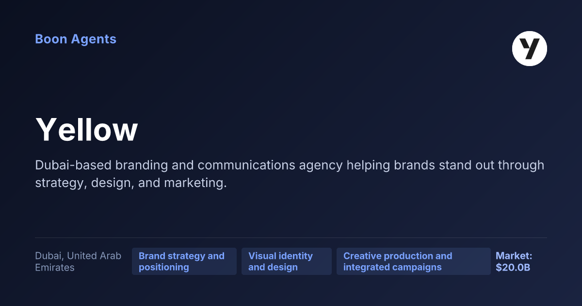 Yellow — company overview
