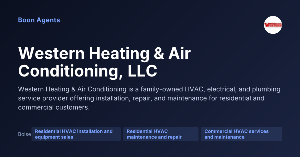 Western Heating & Air Conditioning, LLC — company overview