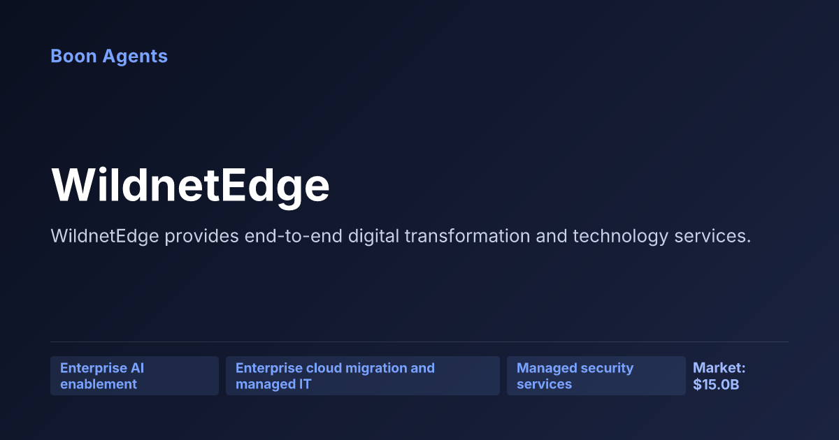 WildnetEdge — company overview