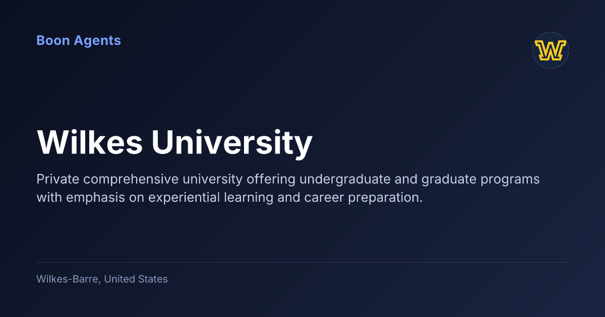 Wilkes University — company overview