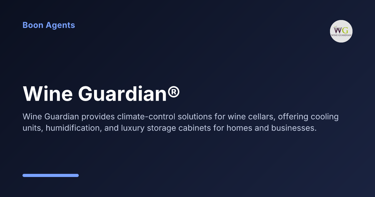 Wine Guardian® — company overview
