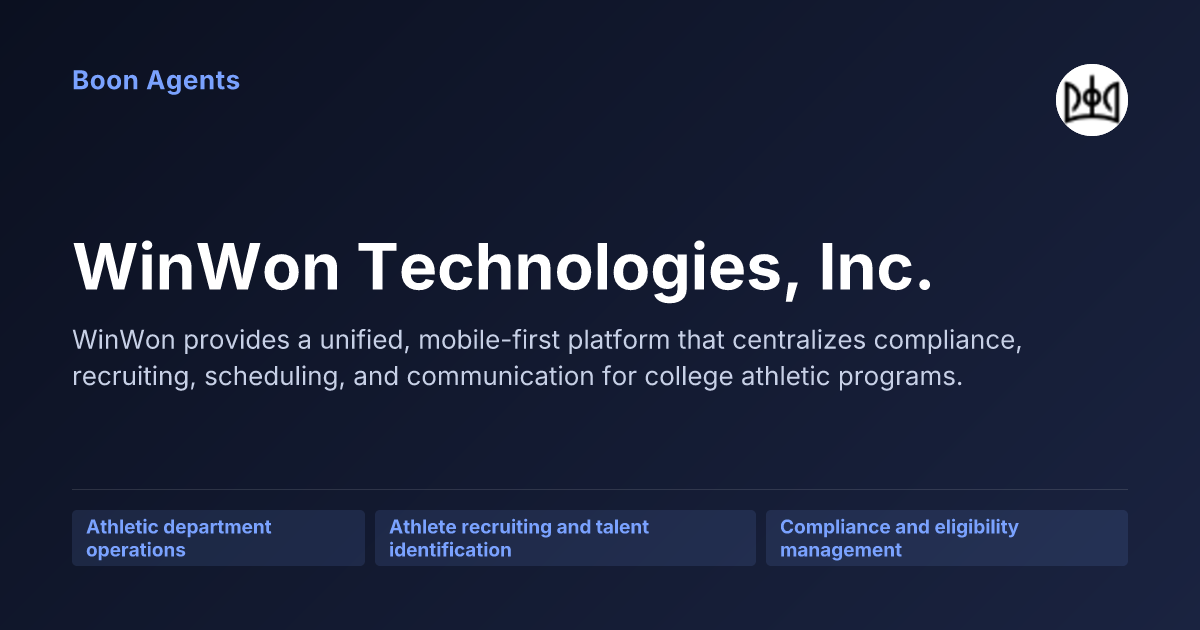 WinWon Technologies, Inc. — company overview
