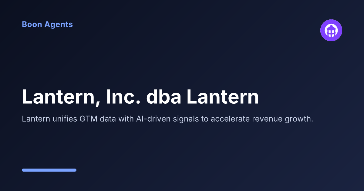 Lantern, Inc. dba Lantern — company overview