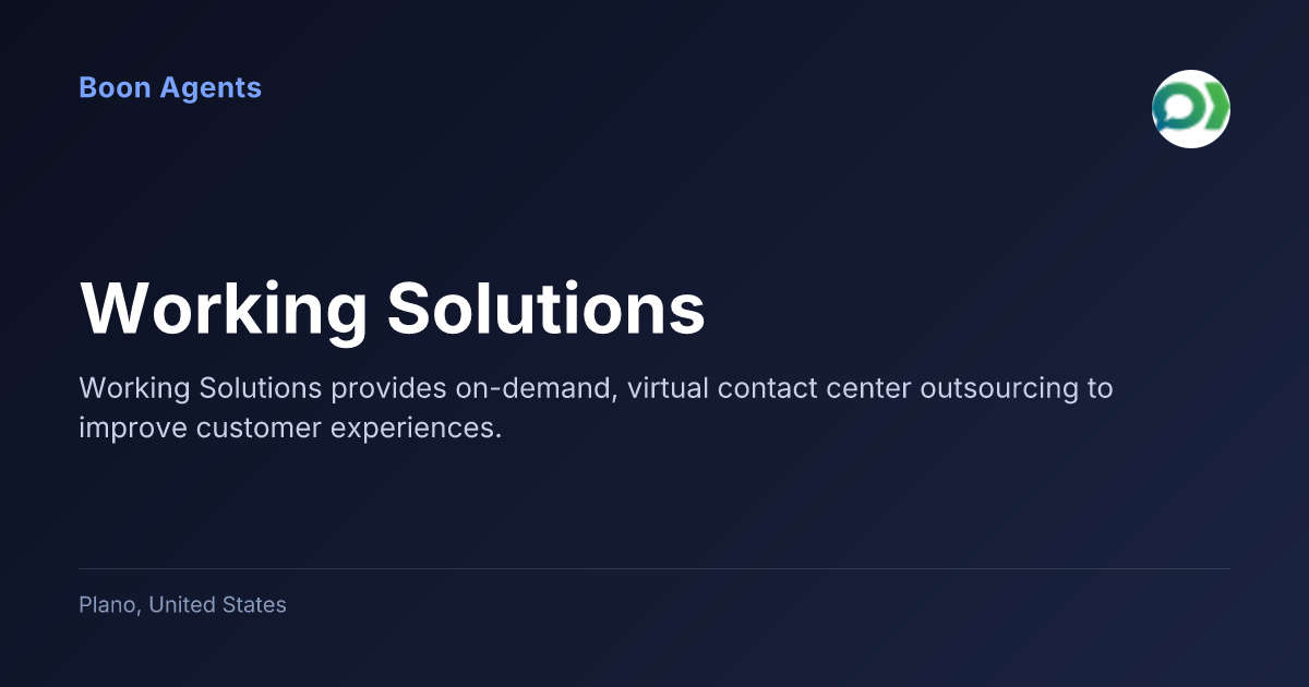 Working Solutions — company overview