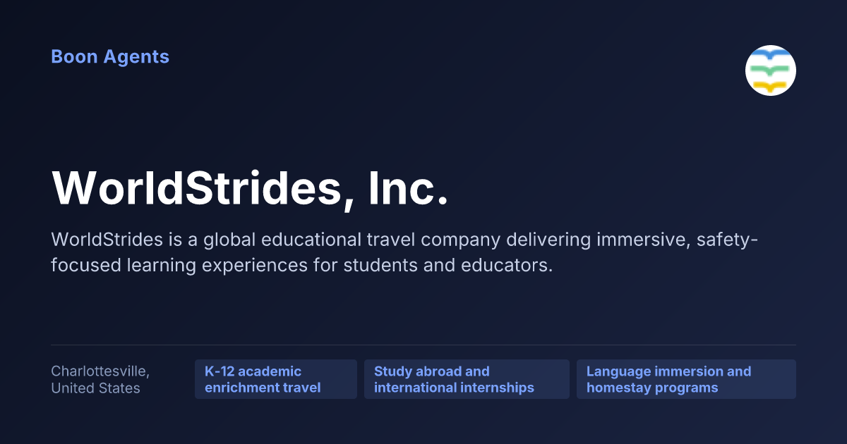 WorldStrides, Inc. — company overview