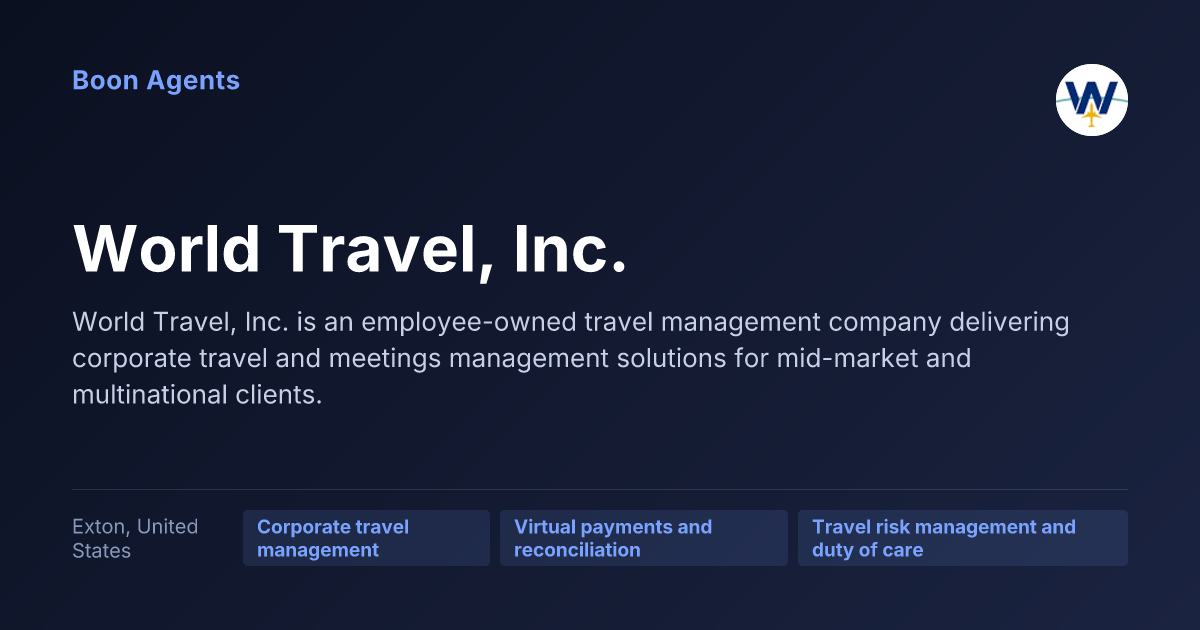 World Travel, Inc. — company overview