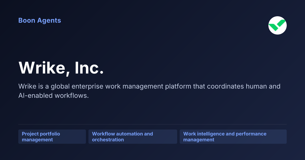 Wrike, Inc. — company overview