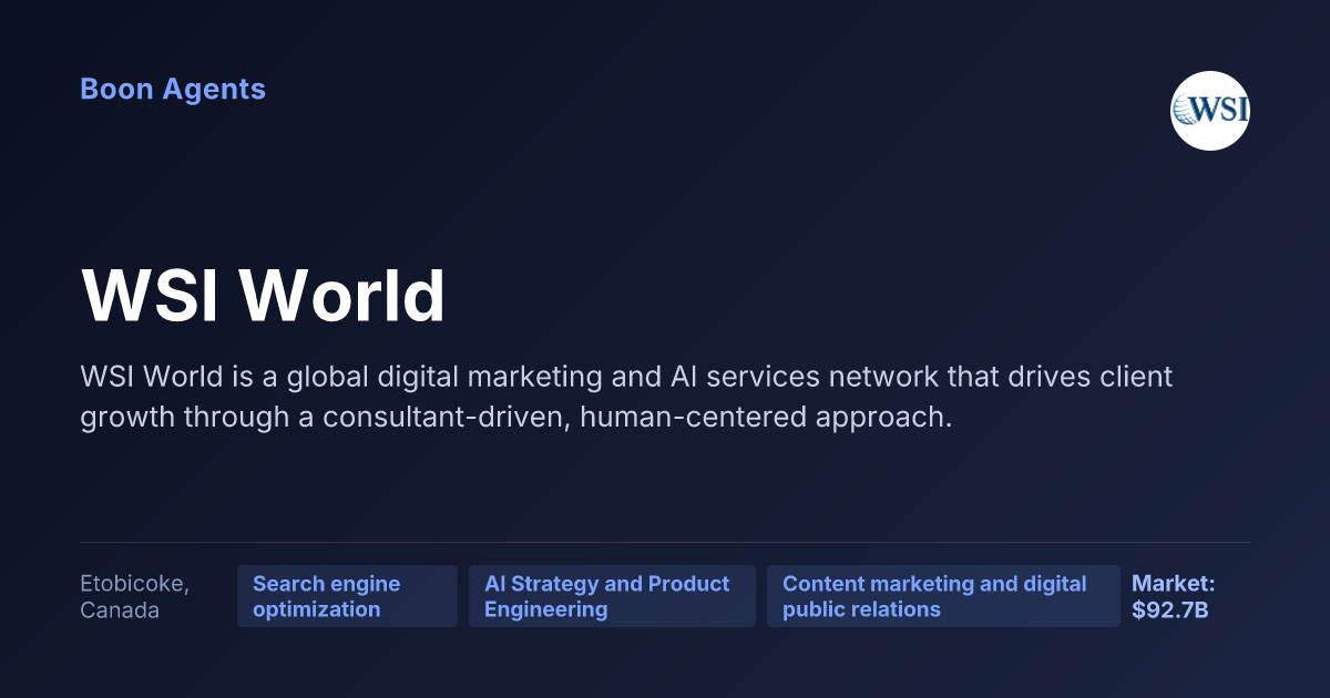 WSI World — company overview