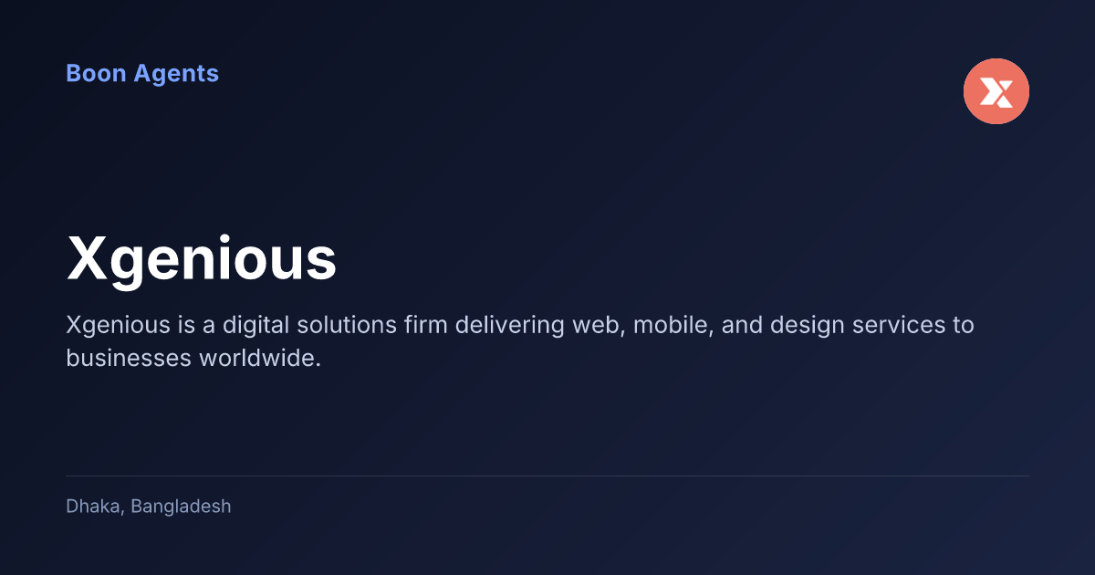 Xgenious — company overview