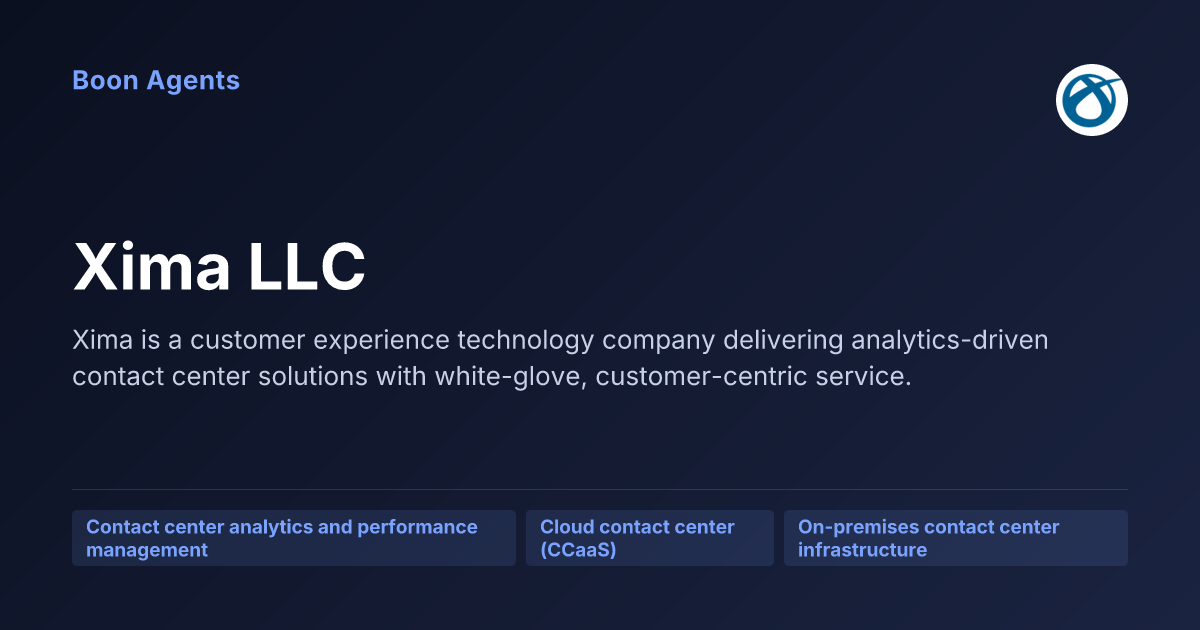 Xima LLC — company overview