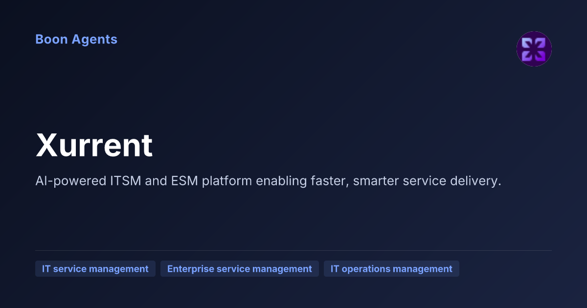 Xurrent — company overview