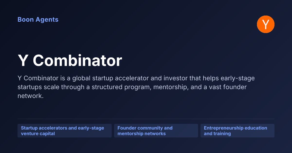 Y Combinator — company overview