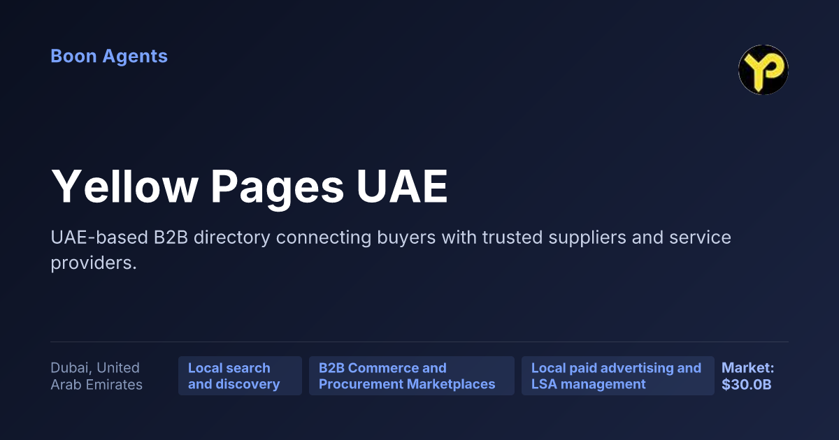 Yellow Pages UAE — company overview