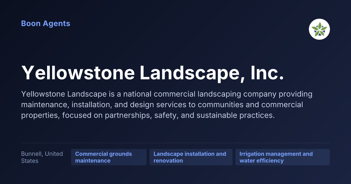 Yellowstone Landscape, Inc. — company overview