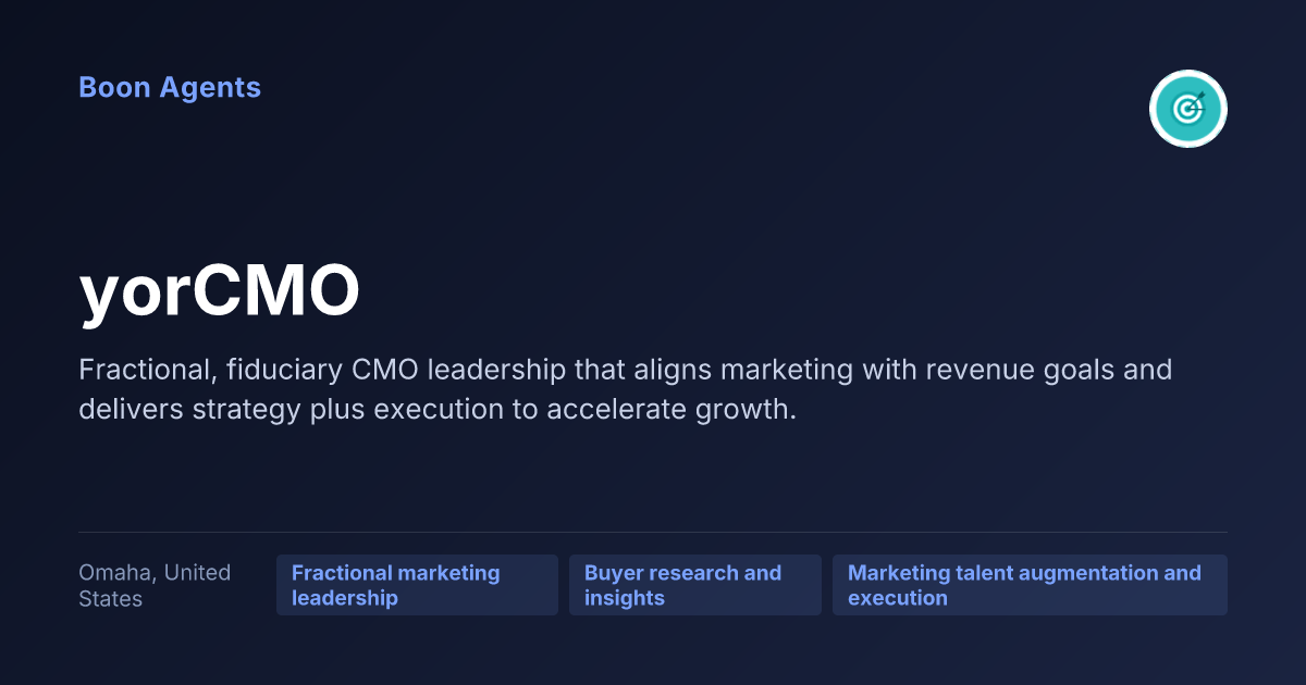 yorCMO — company overview