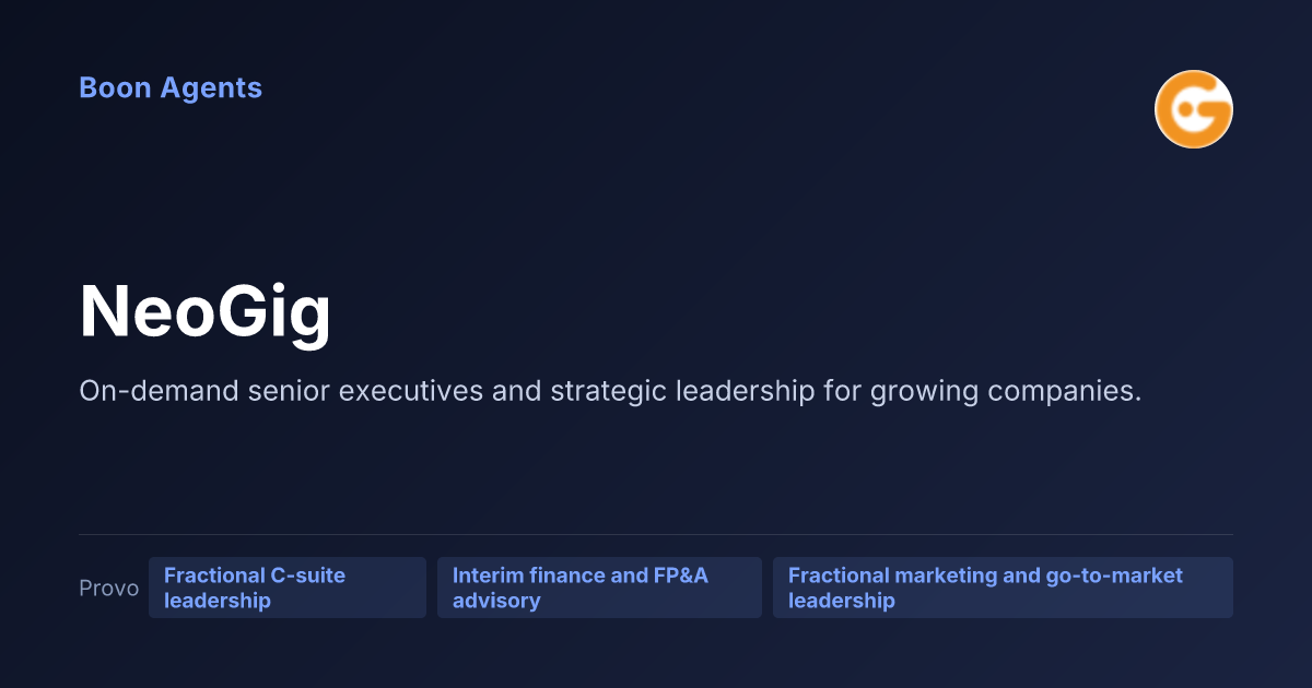 NeoGig — company overview