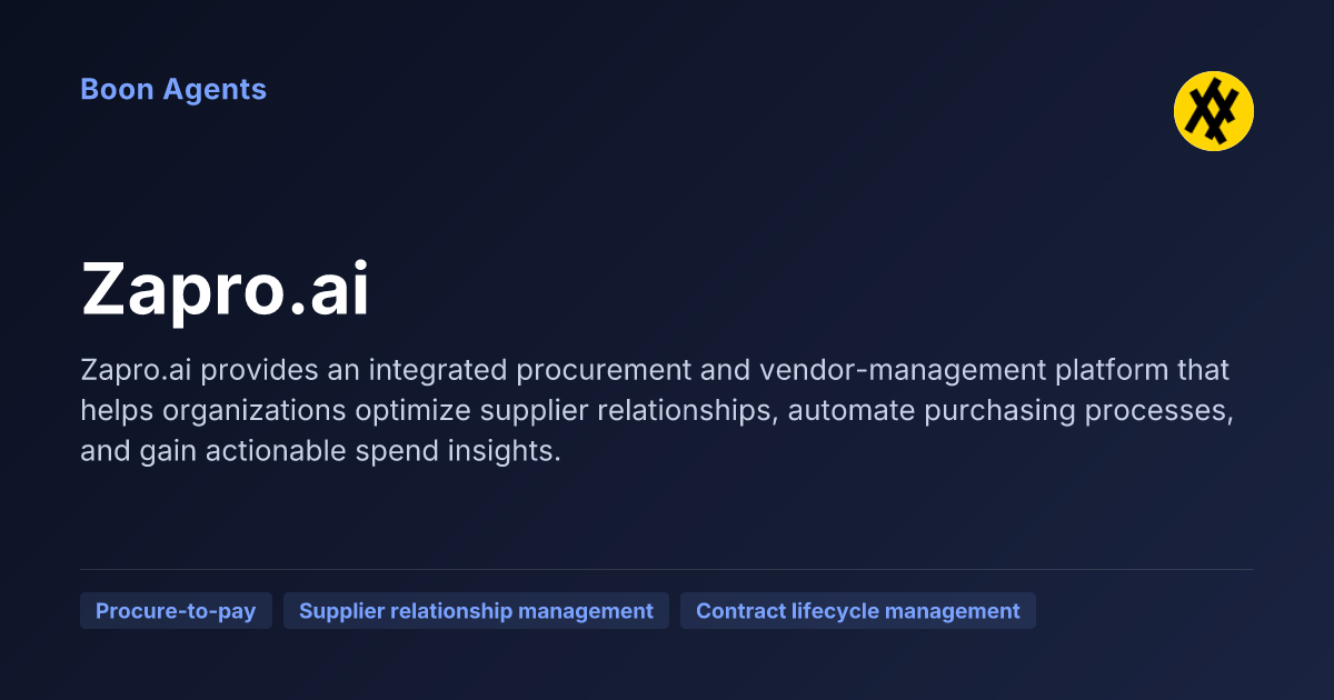Zapro.ai — company overview