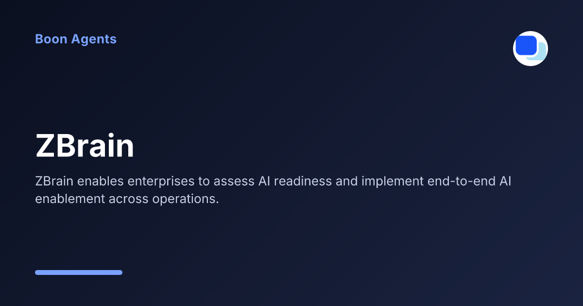 ZBrain — company overview