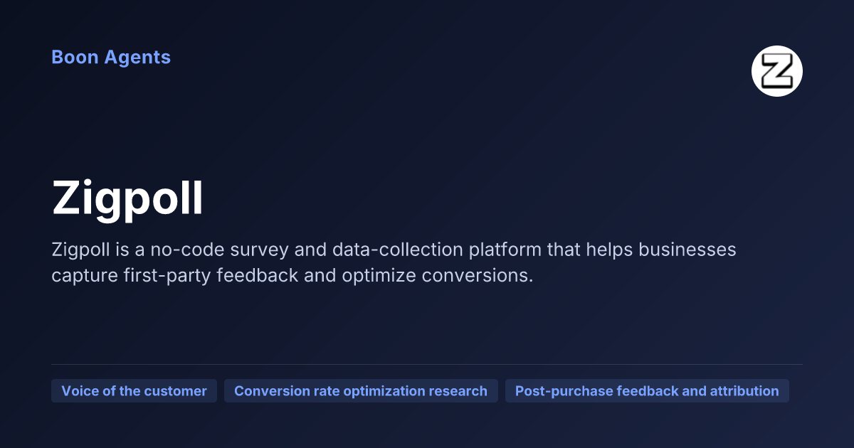 Zigpoll — company overview