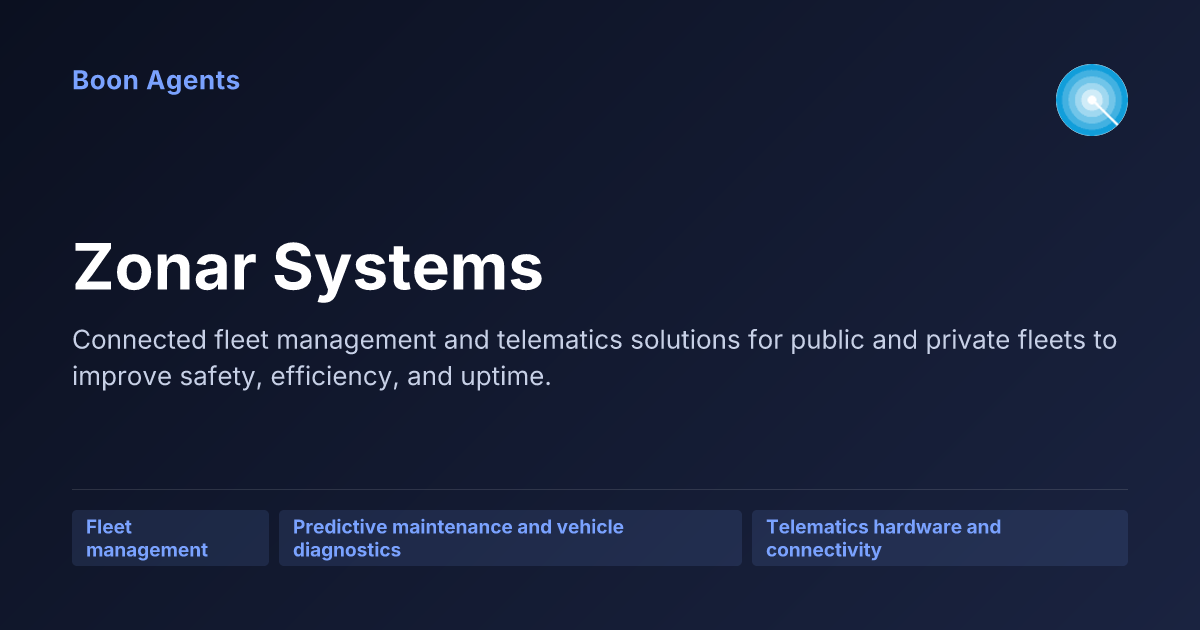Zonar Systems — company overview