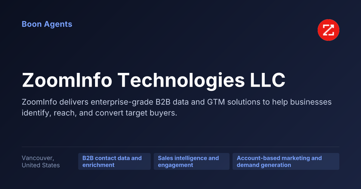 ZoomInfo Technologies LLC — company overview