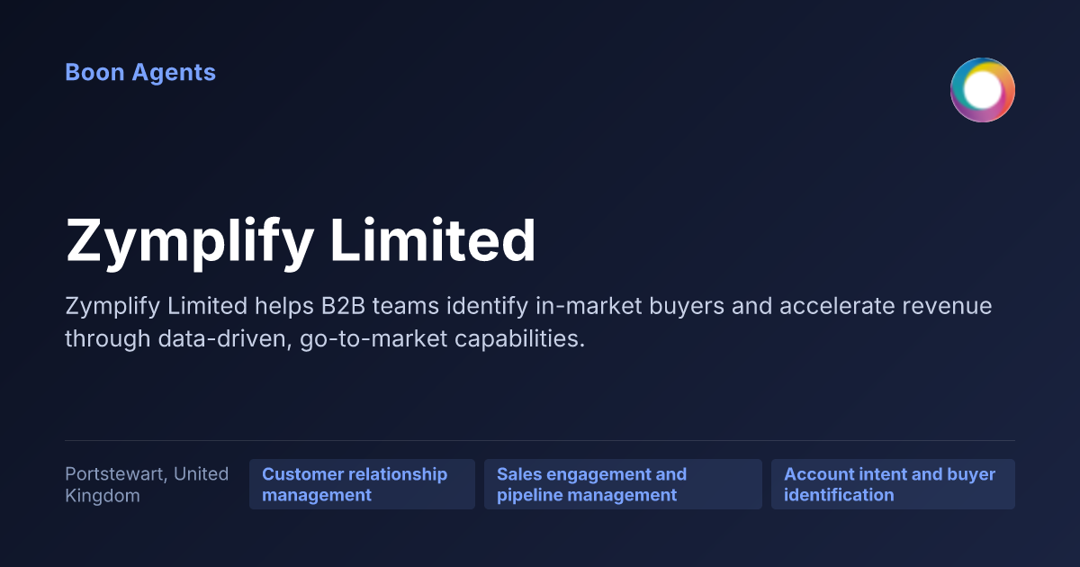 Zymplify Limited — company overview